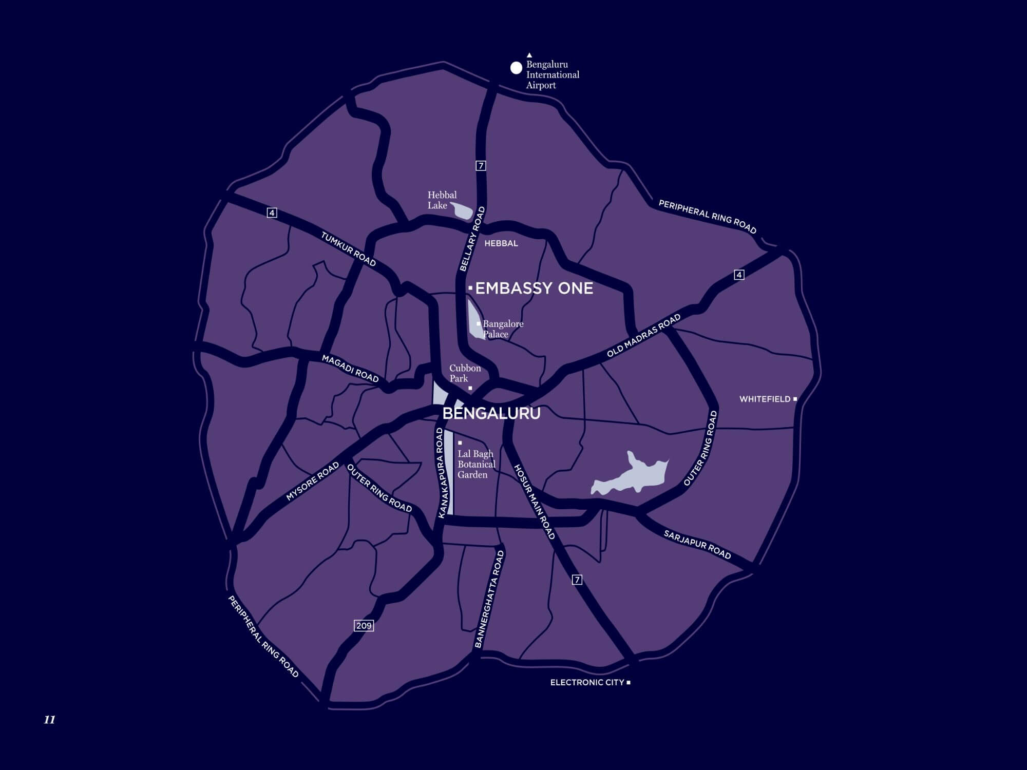 Four Seasons Private Residences at Embassy ONE Hebbal Location Map Four Seasons Private Residences at Embassy ONE Hebbal Location Map